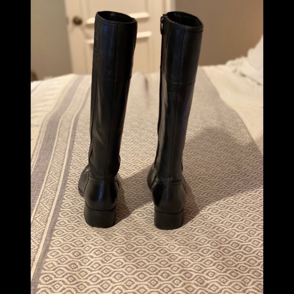 Franco Sarto Christie Riding Boot Black Leather​​​​​​​​​​ - Picture 8 of 14